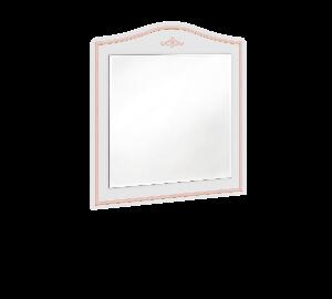 Oglinda decorativa cu rama din pal Selena Pink Alb / Roz, l73xH90 cm