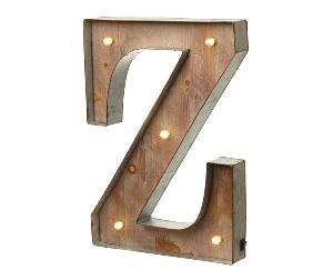 Decoratiune luminoasa Letter Z - Heaven Sends, Maro