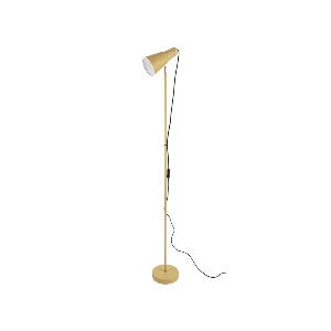 Lampadar Leitmotiv Mini Cone, înălțime 147,5 cm, galben muștar