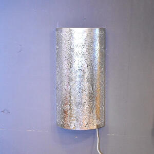 Aplica Censier, metal, argintie, 40 x 20 x 10 cm