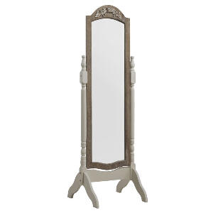 Oglinda Joutel, lemn, alb/maro, 160 x 51 x 50 cm