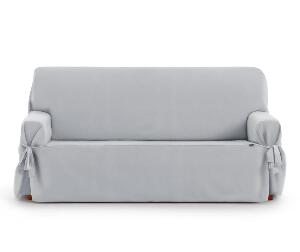 Husa pentru canapea cu 3 locuri Levante Grey 180x45x50 cm - Eysa, Gri & Argintiu
