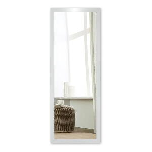 Oglindă de perete cu ramă albă Oyo Concept Ibis, 40 x 105 cm