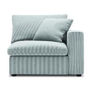 Modul pentru canapea colț de dreapta Windsor & Co Sofas Galaxy, albastru deschis