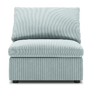 Modul pentru canapea de mijloc Windsor & Co Sofas Galaxy, albastru deschis