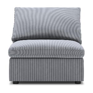 Modul pentru canapea de mijloc Windsor & Co Sofas Galaxy, gri
