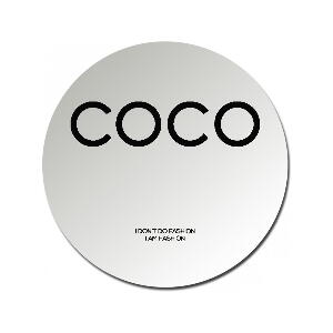 Oglindă rotundă Velvet Atelier Coco Chanel, ø 25 cm