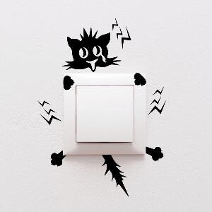 Autocolant Ambiance Plug Kitten Electro