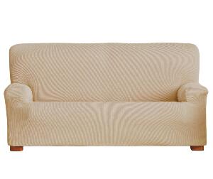 Husa elastica pentru canapea Ulises Beige 210x45x50 cm - Eysa, Crem