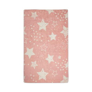 Covor copii Pink Stars, 100 x 160 cm